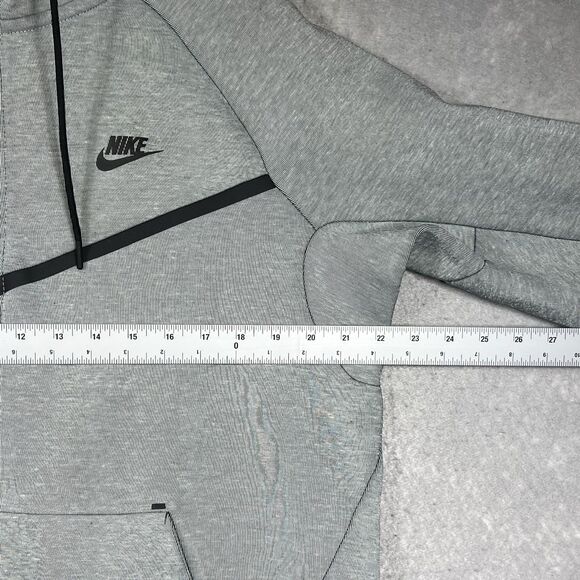 Nike Tech Fleece Hoodie Windrunner Full Zip Jacket Men’s Large Gray 885904-006 - Picture 7 of 15